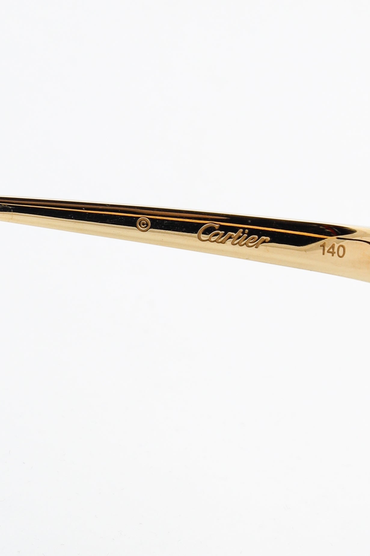 Cartier CT0030S Black Top-Bar Cat-Eye Sunglasses