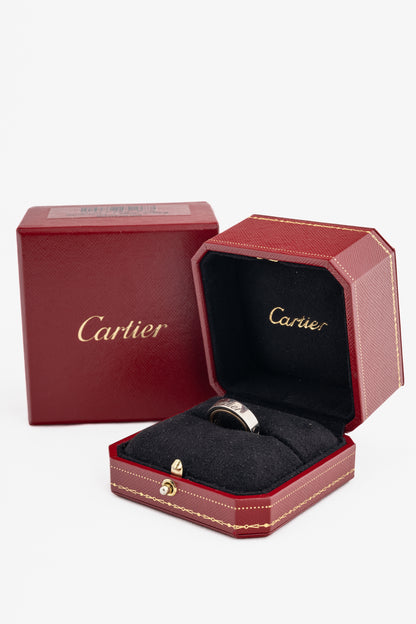 Cartier Love Twist 18k White & Yellow Gold Ring