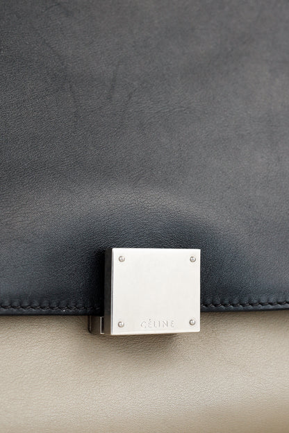 Celine Trapeze Medium Tricolour Leather & Suede Tote