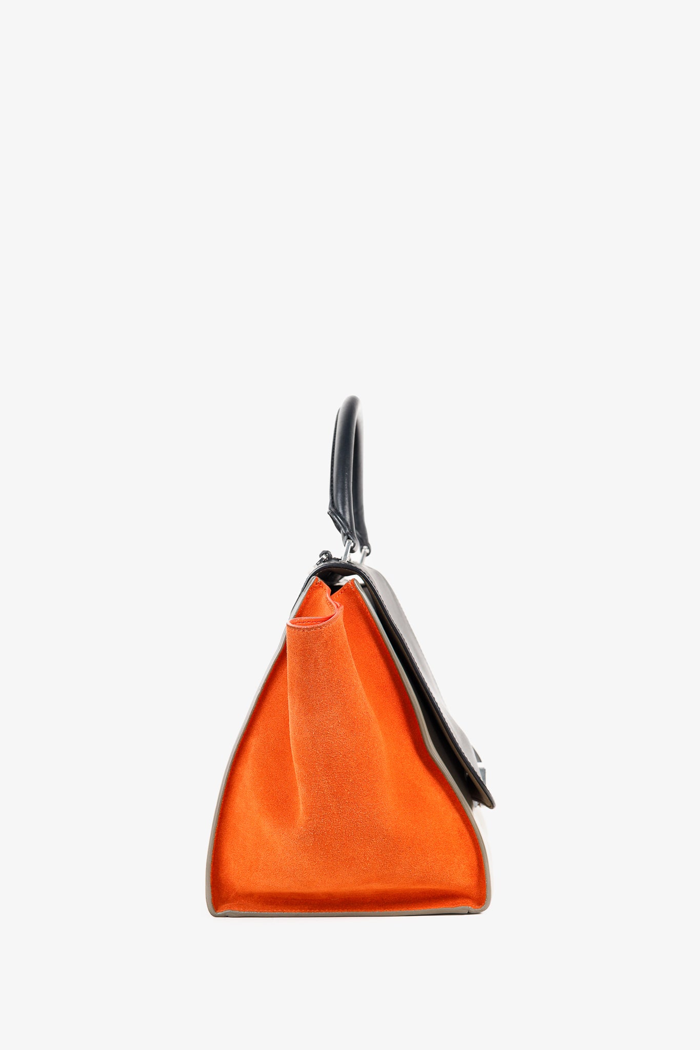 Celine Trapeze Medium Tricolour Leather & Suede Tote