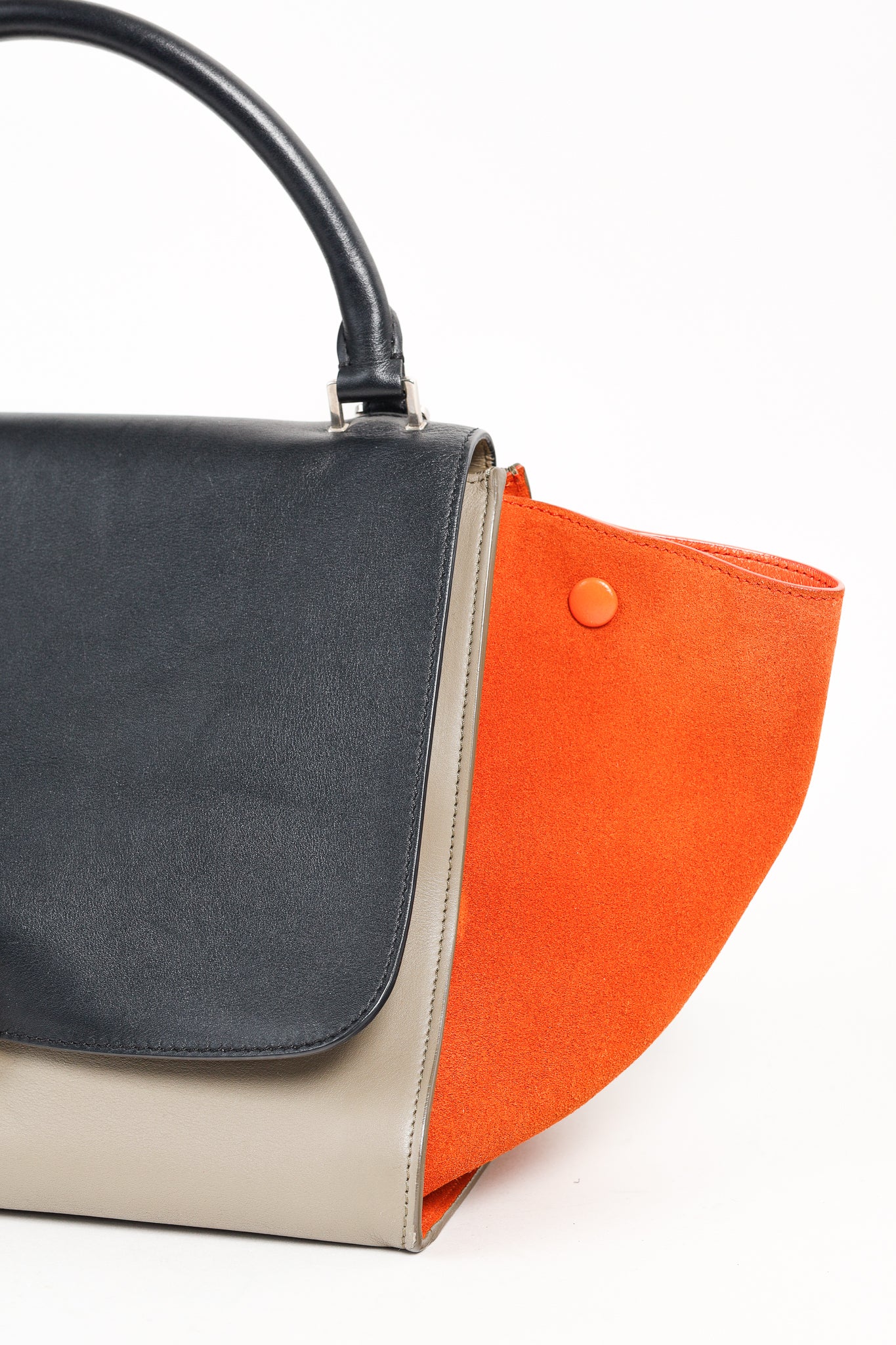 Celine Trapeze Medium Tricolour Leather & Suede Tote