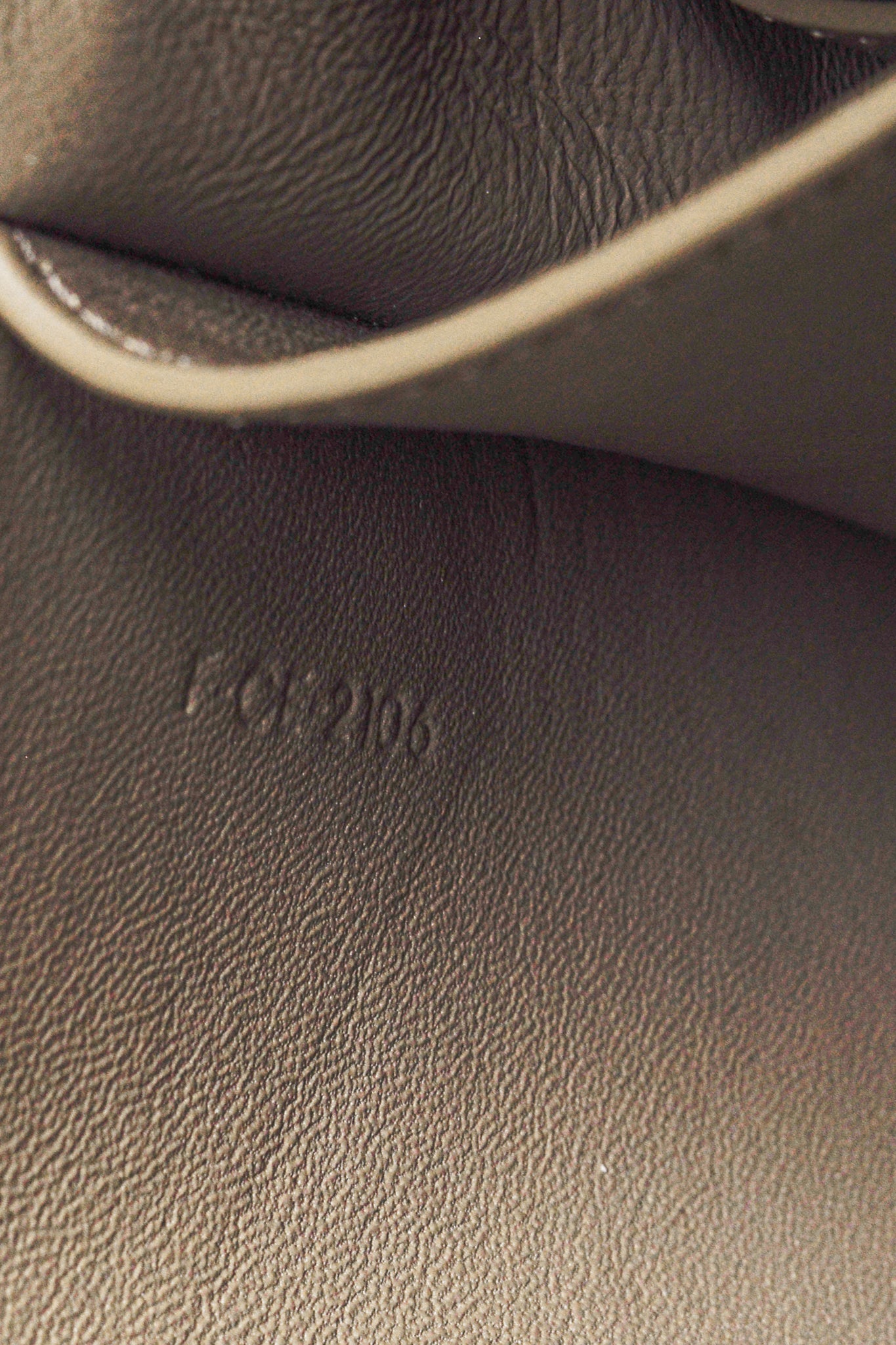 Celine Medium Trotteur Taupe Grained Calfskin Crossbody