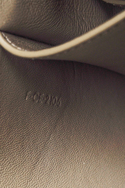 Celine Medium Trotteur Taupe Grained Calfskin Crossbody