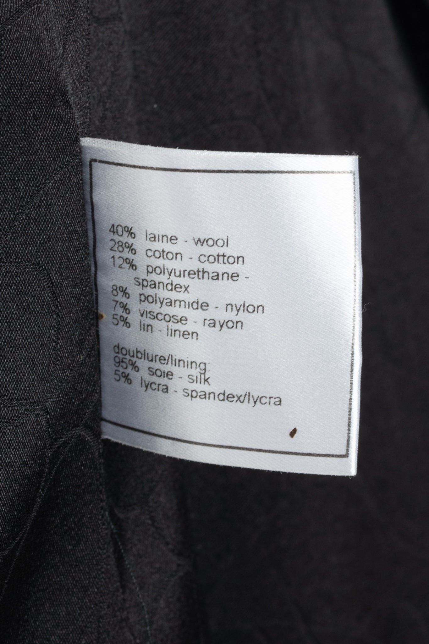 Chanel 03A Brown Wool-Blend Tweed Buttoned Blazer