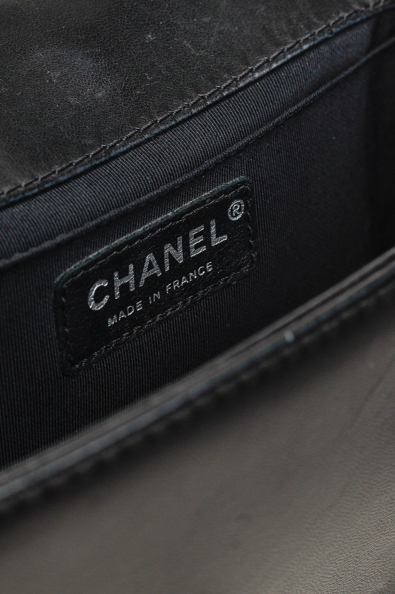 Chanel Medium Boy Blue Bicolour Quilted Flap Shoulder Bag