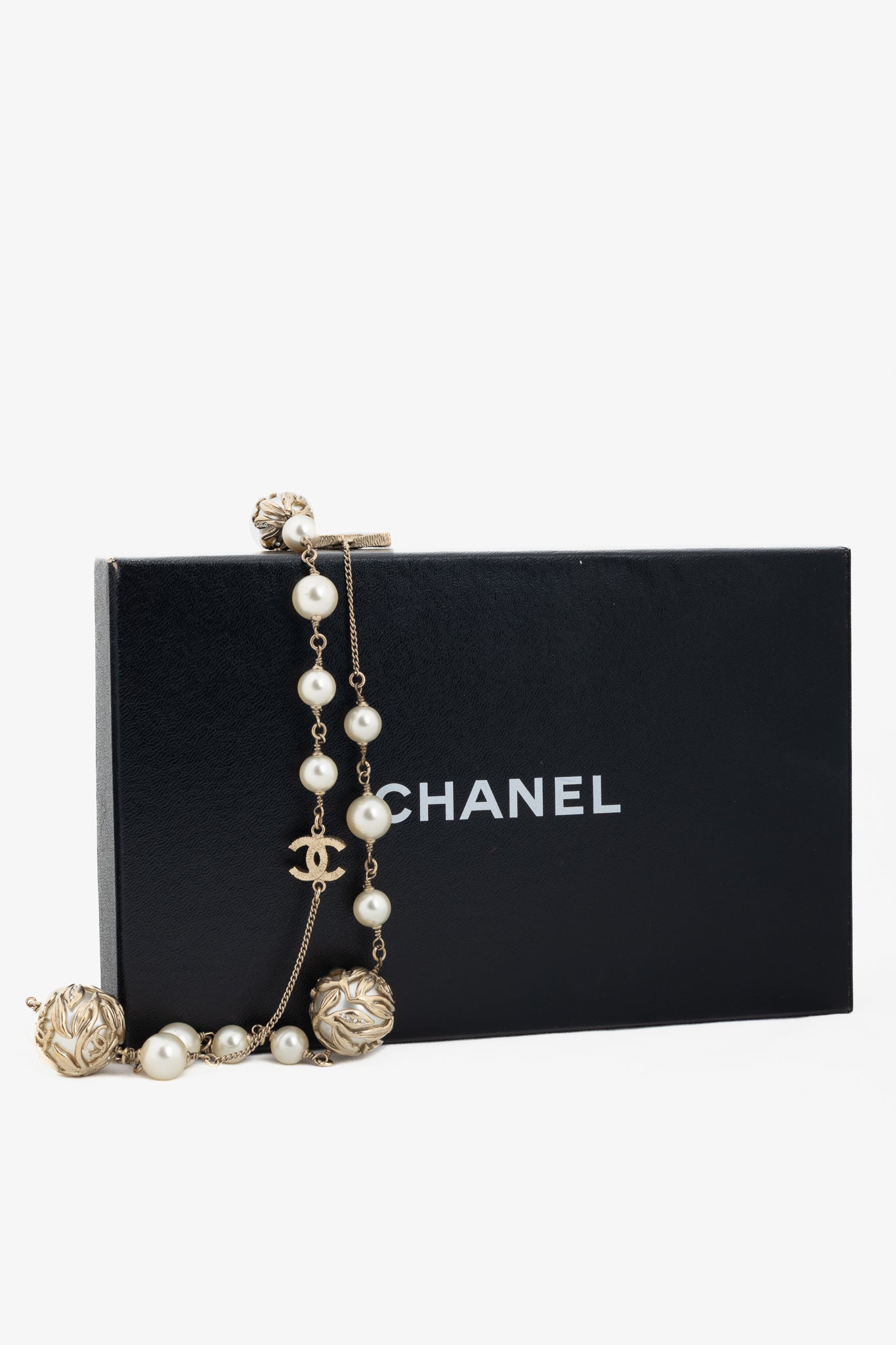 Chanel 09A Gold-Tone Multi CC Double Wrap Long Chain Necklace