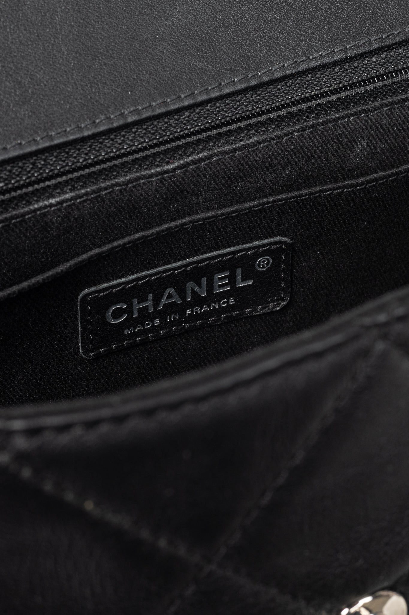 Chanel 12C In the Business Flap Noir Leather Quilted Shoulder Bag