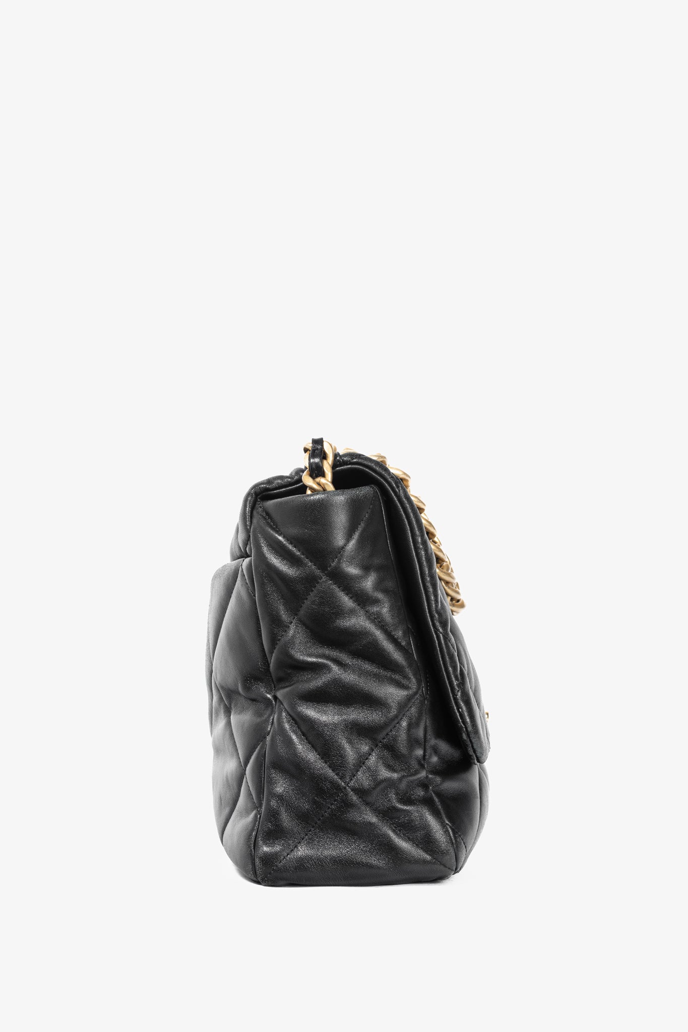Chanel Maxi Flap Black Quilted Lambskin Handbag