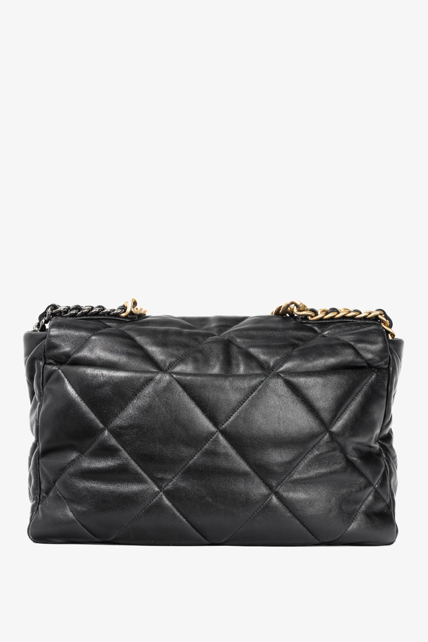Chanel Maxi Flap Black Quilted Lambskin Handbag