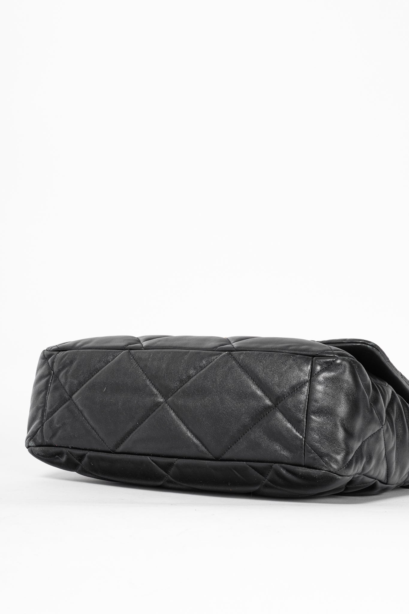 Chanel Maxi Flap Black Quilted Lambskin Handbag