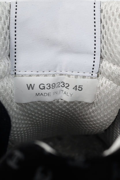 Chanel 22A Black Printed-CC-Logo Suede Low-Top Sneakers