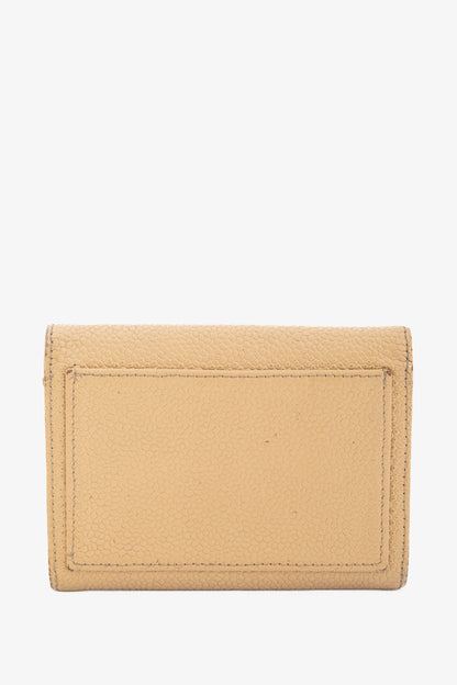 Chanel Tan Caviar Leather CC Card Holder