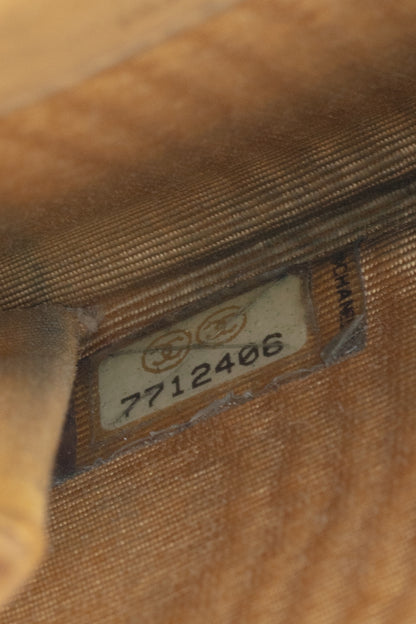 Chanel Tan Caviar Leather CC Card Holder