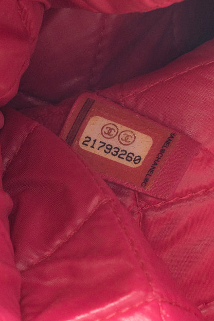 Chanel Pink Quilted Lambskin Medium O-Case