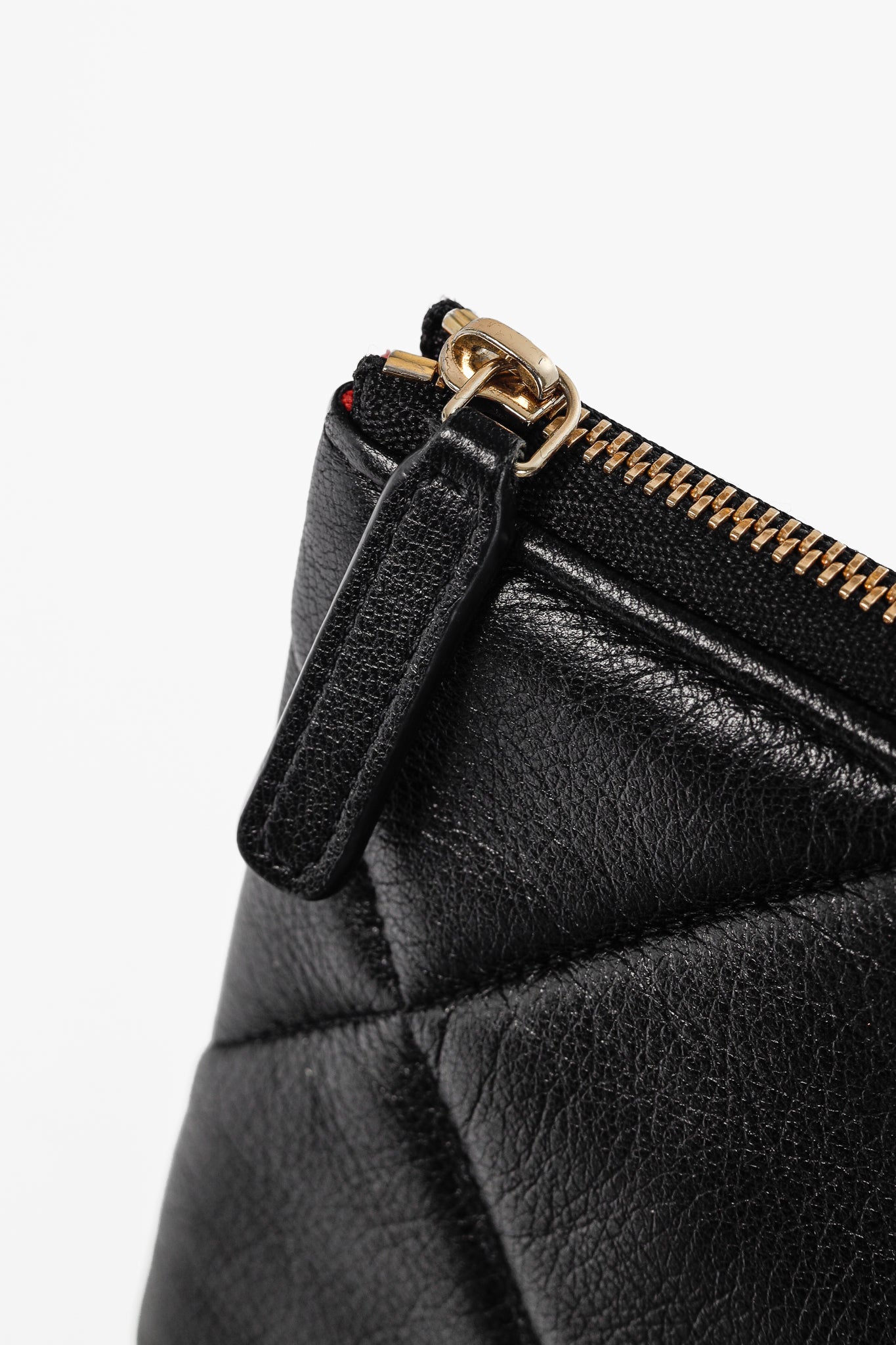 Chanel Black 19 Model Lambskin Quilted Medium O-Case