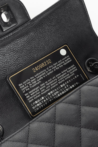 Chanel S17 Mini Classic Black Lambskin Quilted Flap Bag