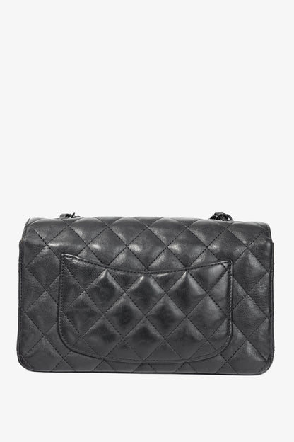 Chanel S17 Mini Classic Black Lambskin Quilted Flap Bag