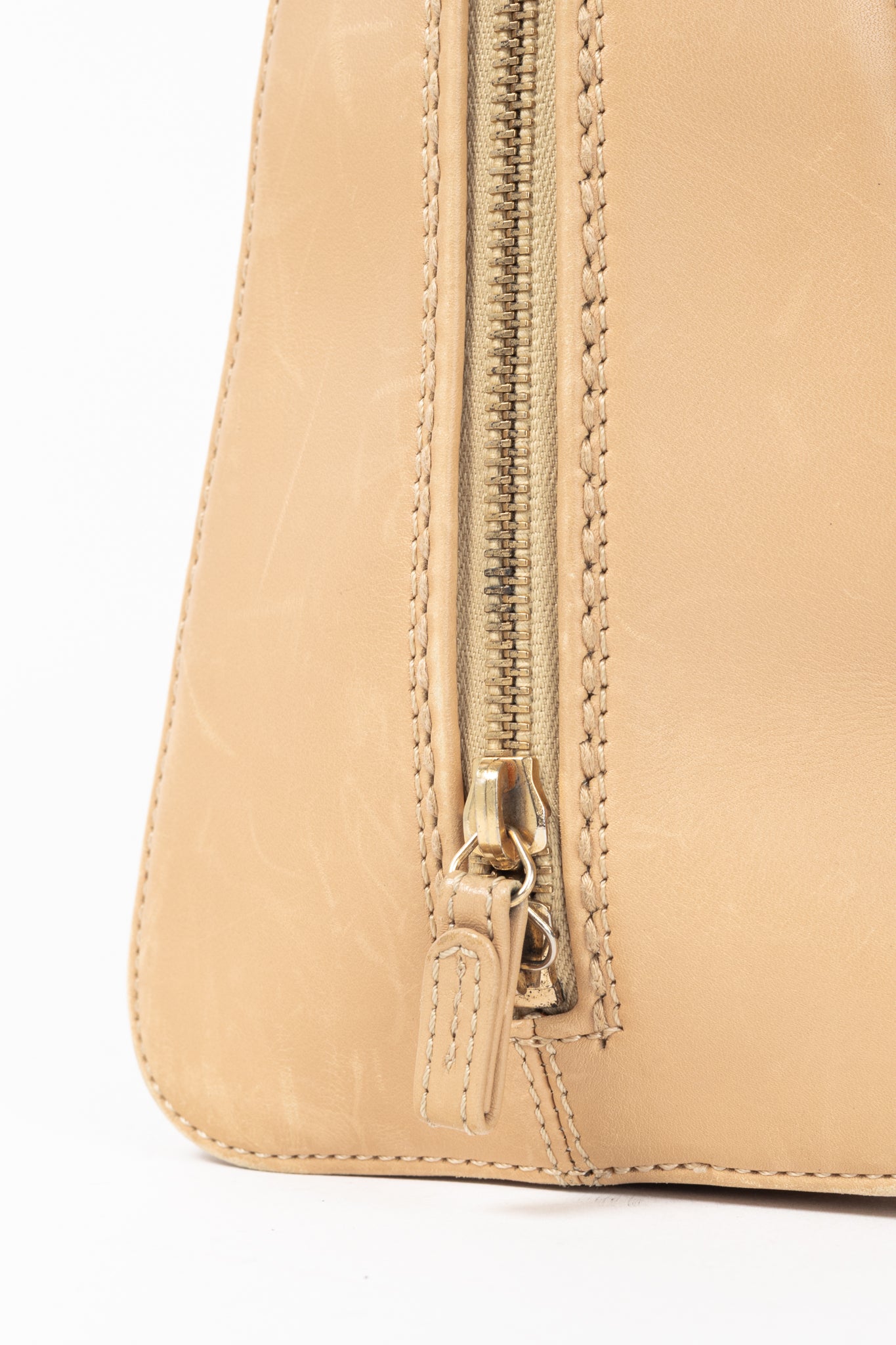 Chanel Wild Stitch Sand CC Quilted Leather Tote