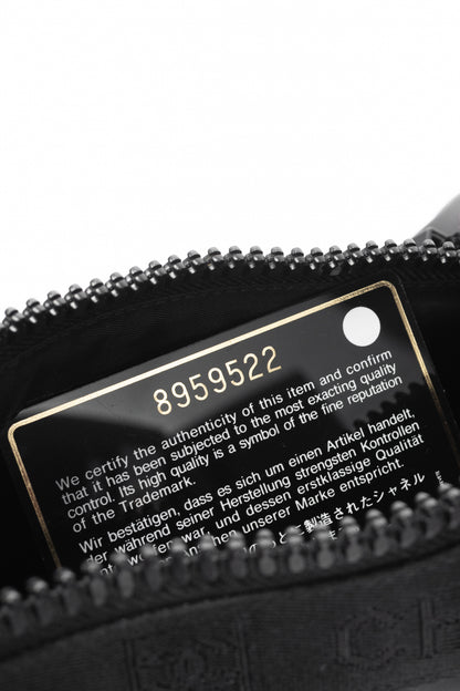 Chanel Sports Line Black Rubber Logo-Print Mini Duffle