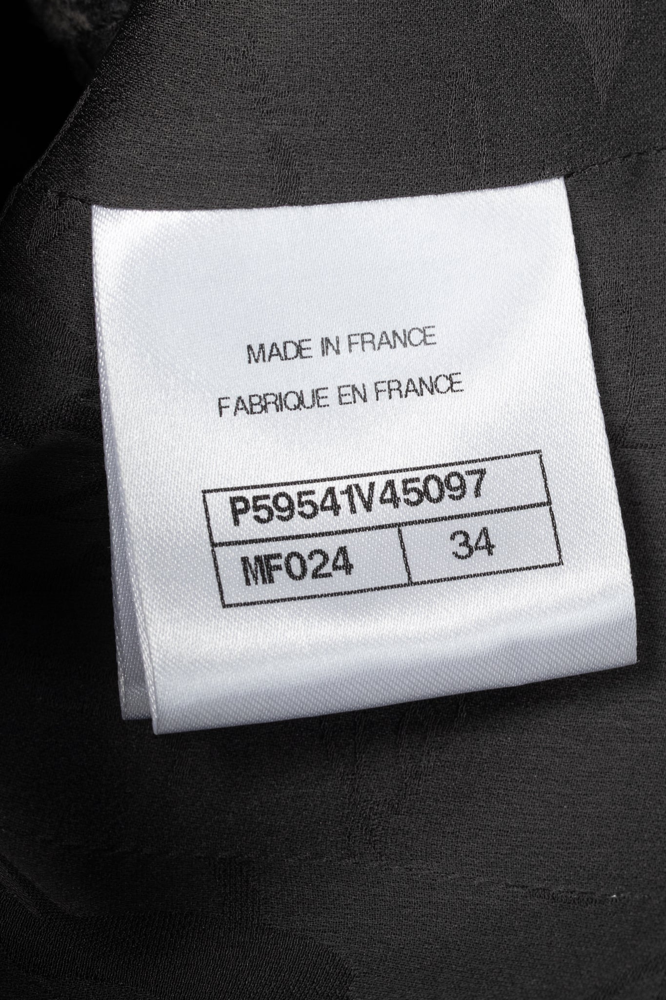 Chanel 18B Grey Metallic-Check Wool Double-Breasted Jacket
