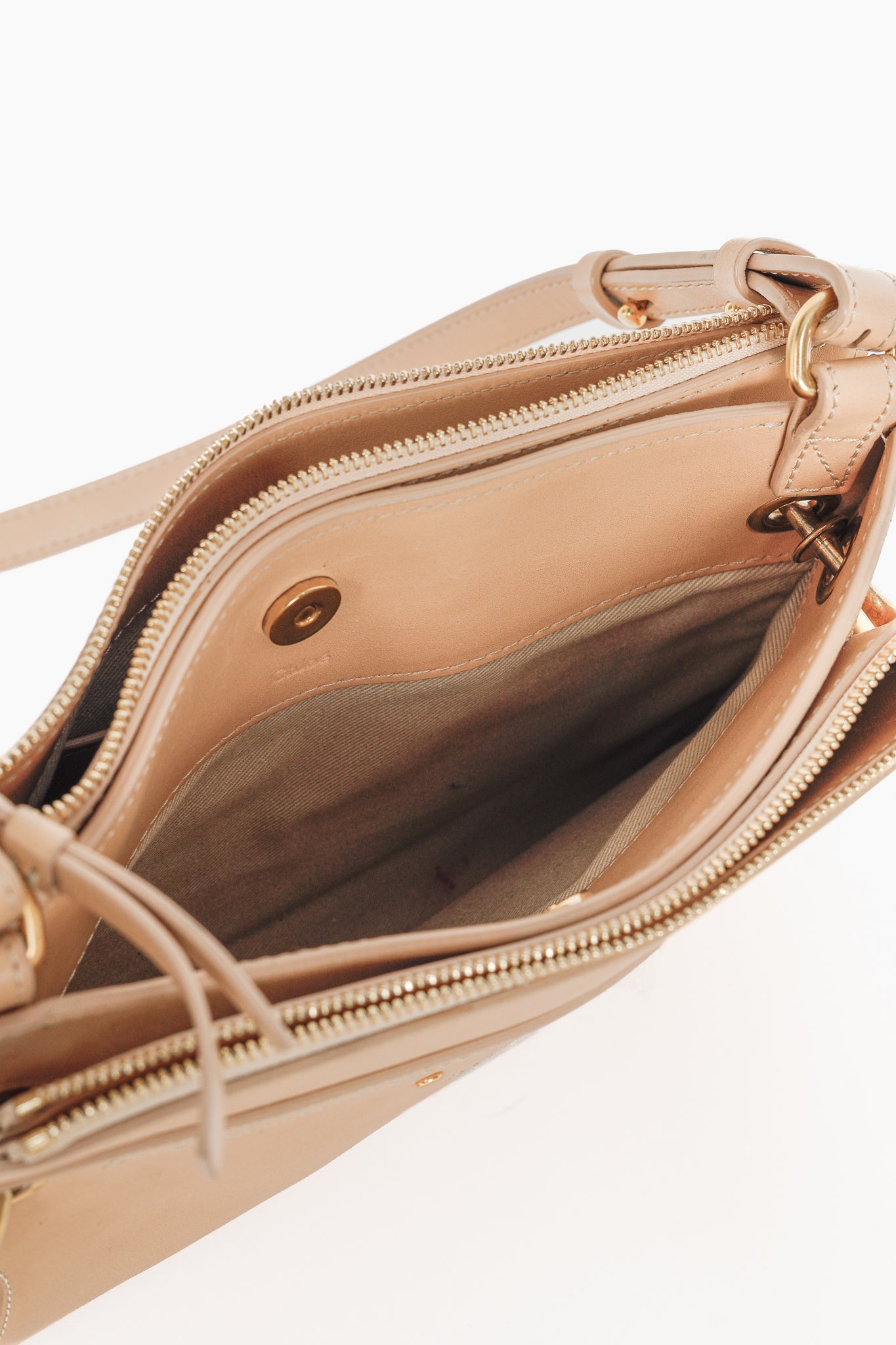 Chloe Mini Roy Blushy Pink Leather & Suede Crossbody