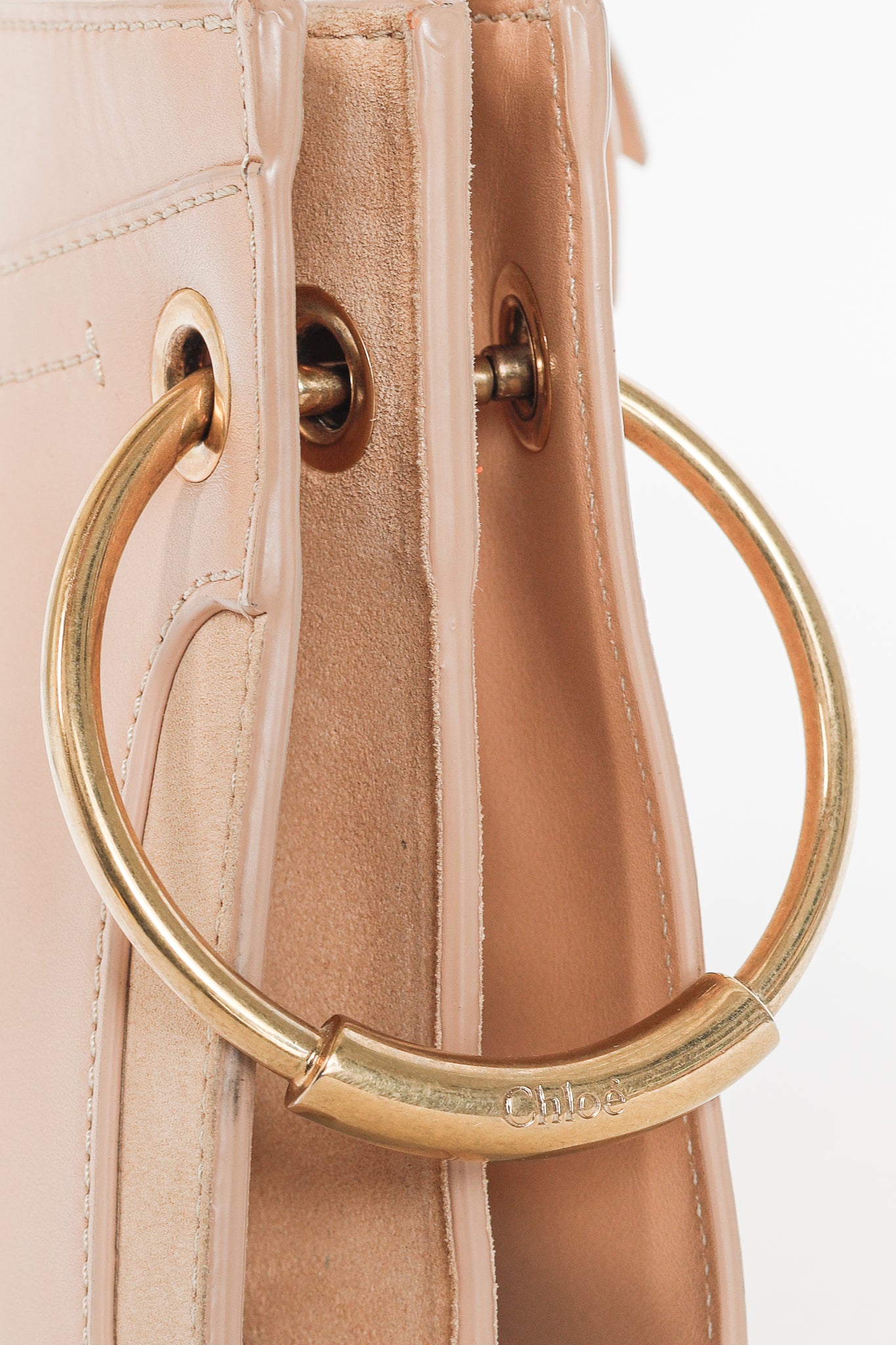 Chloe Mini Roy Blushy Pink Leather & Suede Crossbody