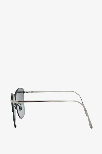 Christian Dior Futurist Green & Silver-Tone Cat-Eye Sunglasses