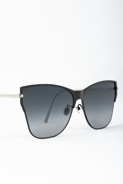 Christian Dior Futurist Green & Silver-Tone Cat-Eye Sunglasses
