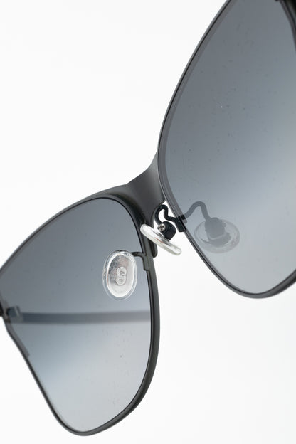 Christian Dior Futurist Green & Silver-Tone Cat-Eye Sunglasses