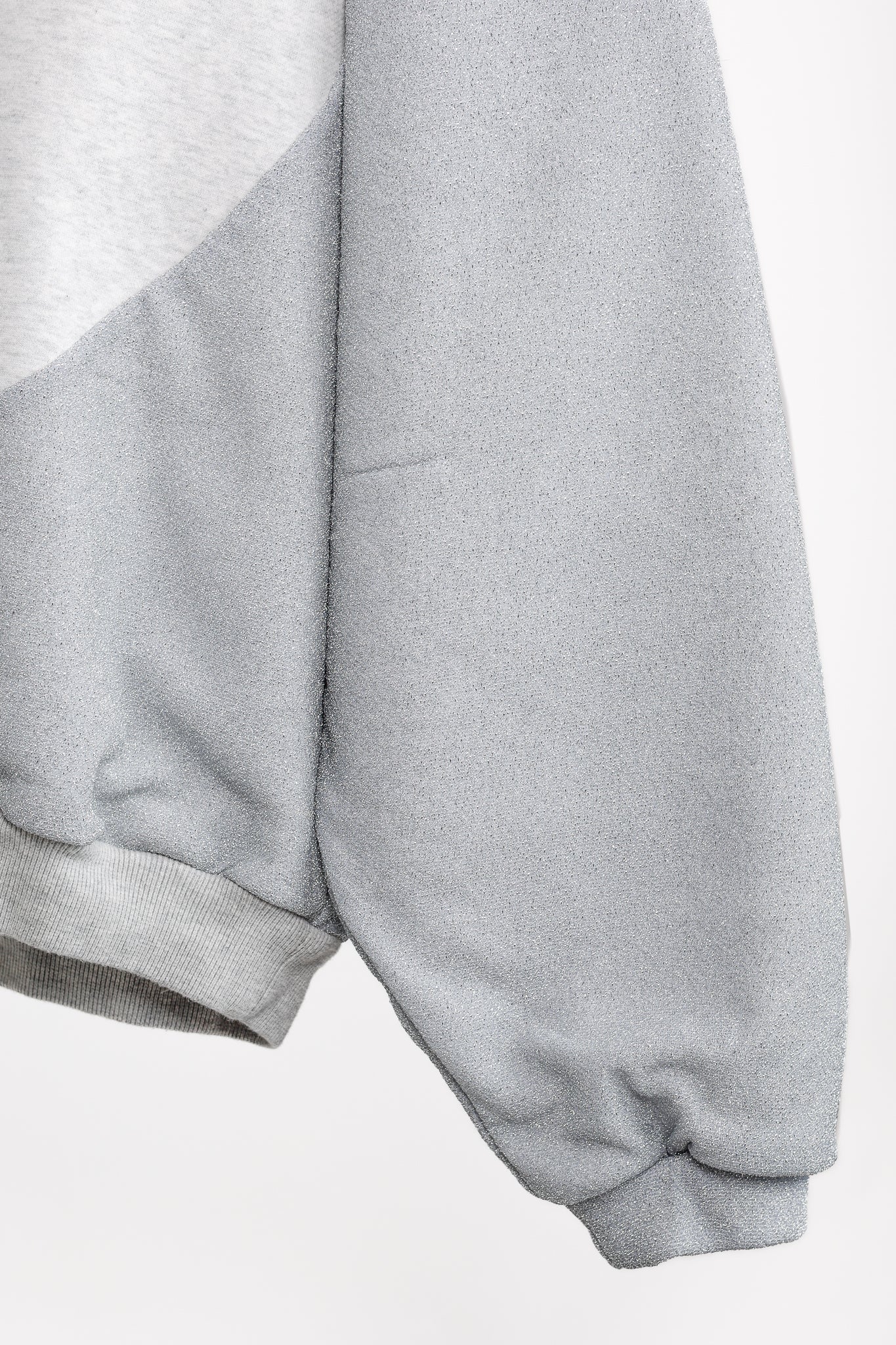 Dior x ERL Resort 23 Runway Gray Heathered Cotton Fleece Swirl Hoodie
