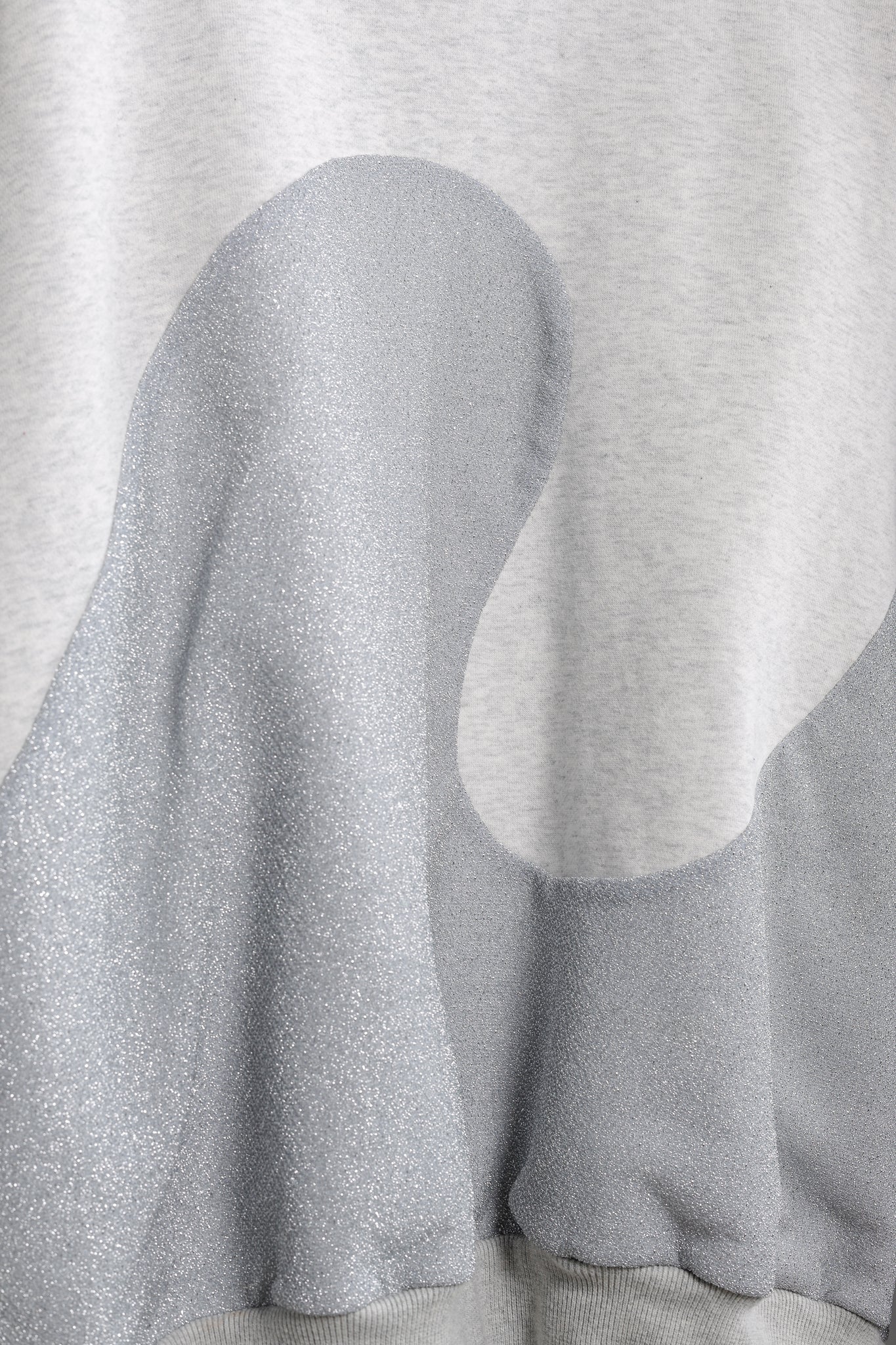 Dior x ERL Resort 23 Runway Gray Heathered Cotton Fleece Swirl Hoodie