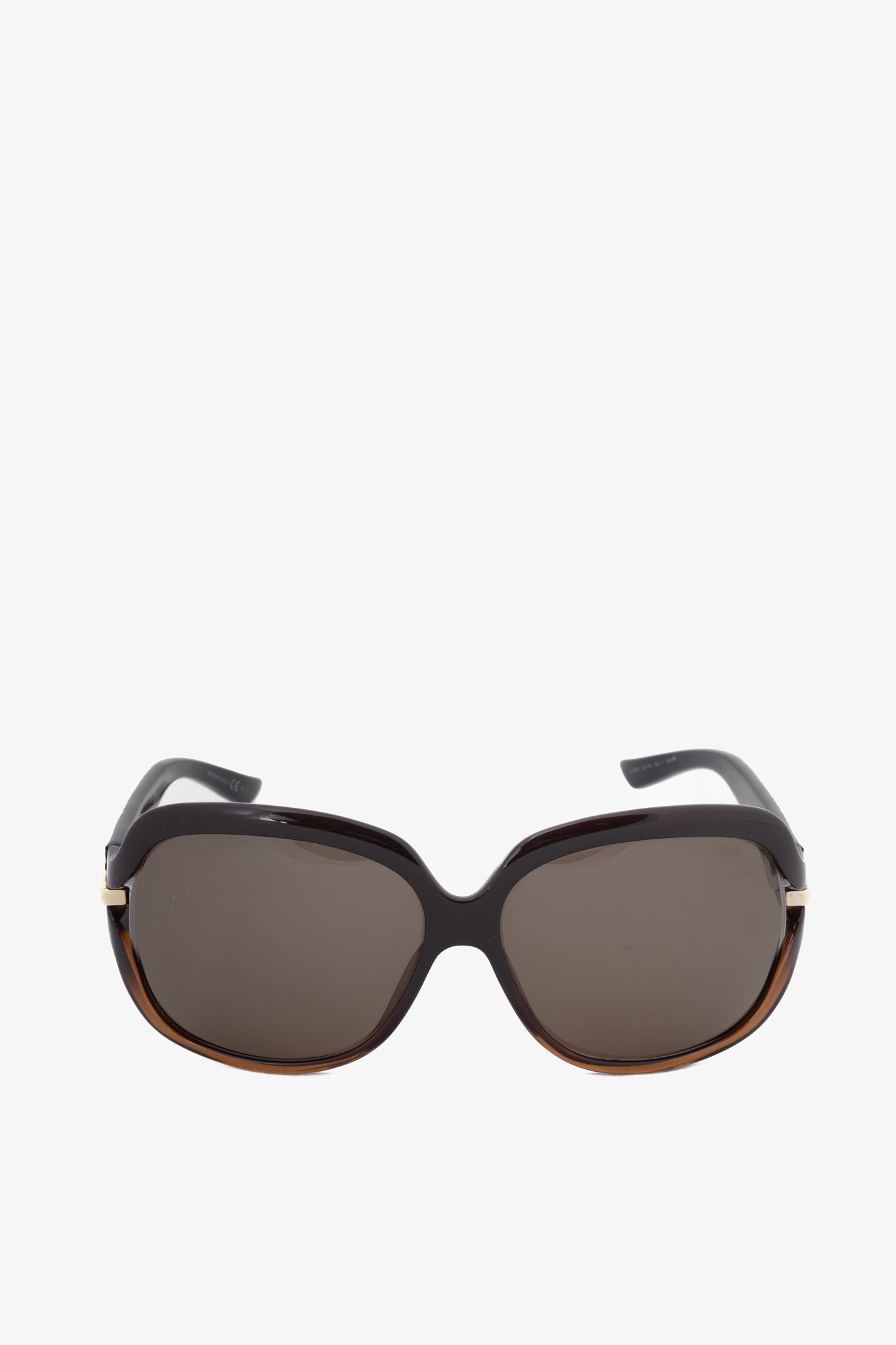 Christian Dior MyLadyDior7 Brown Cannage Oversized Square Sunglasses
