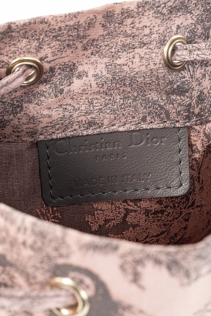 Christian Dior DiorTravel Rose Multi Toile de Jouy Technical Pouch
