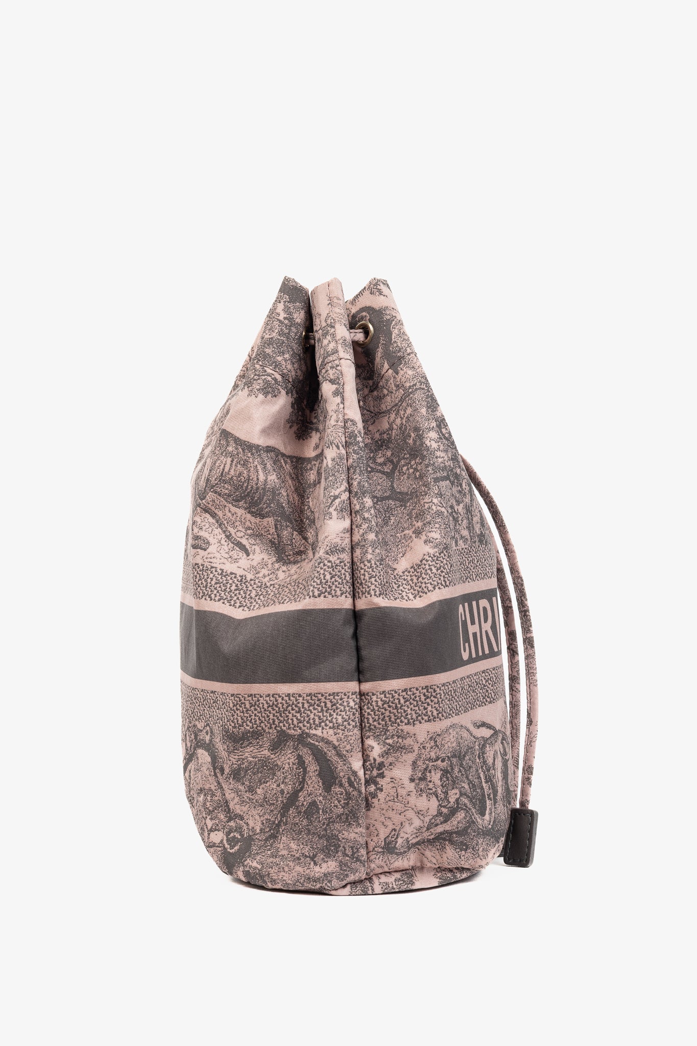 Christian Dior DiorTravel Rose Multi Toile de Jouy Technical Pouch