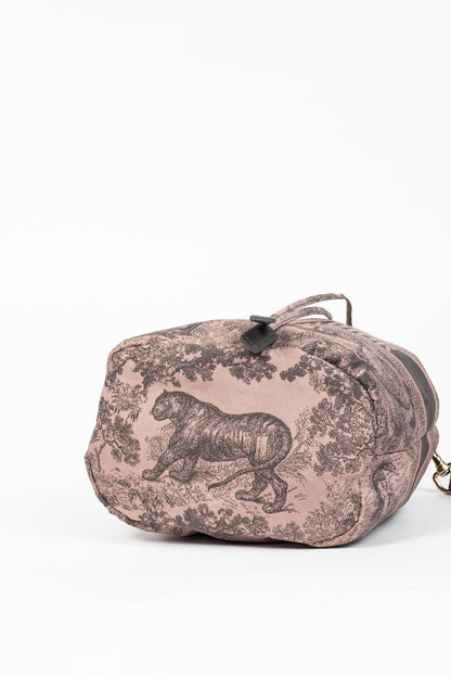 Christian Dior DiorTravel Rose Multi Toile de Jouy Technical Pouch
