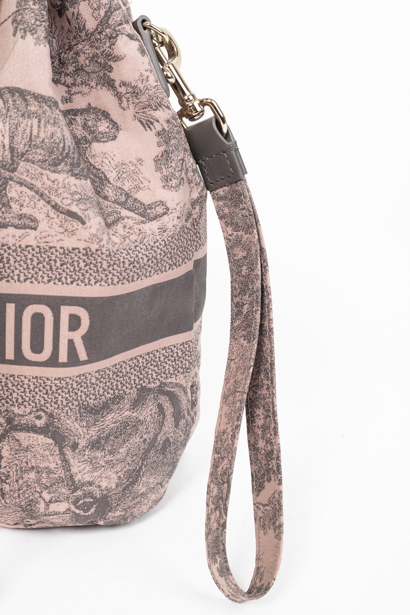 Christian Dior DiorTravel Rose Multi Toile de Jouy Technical Pouch