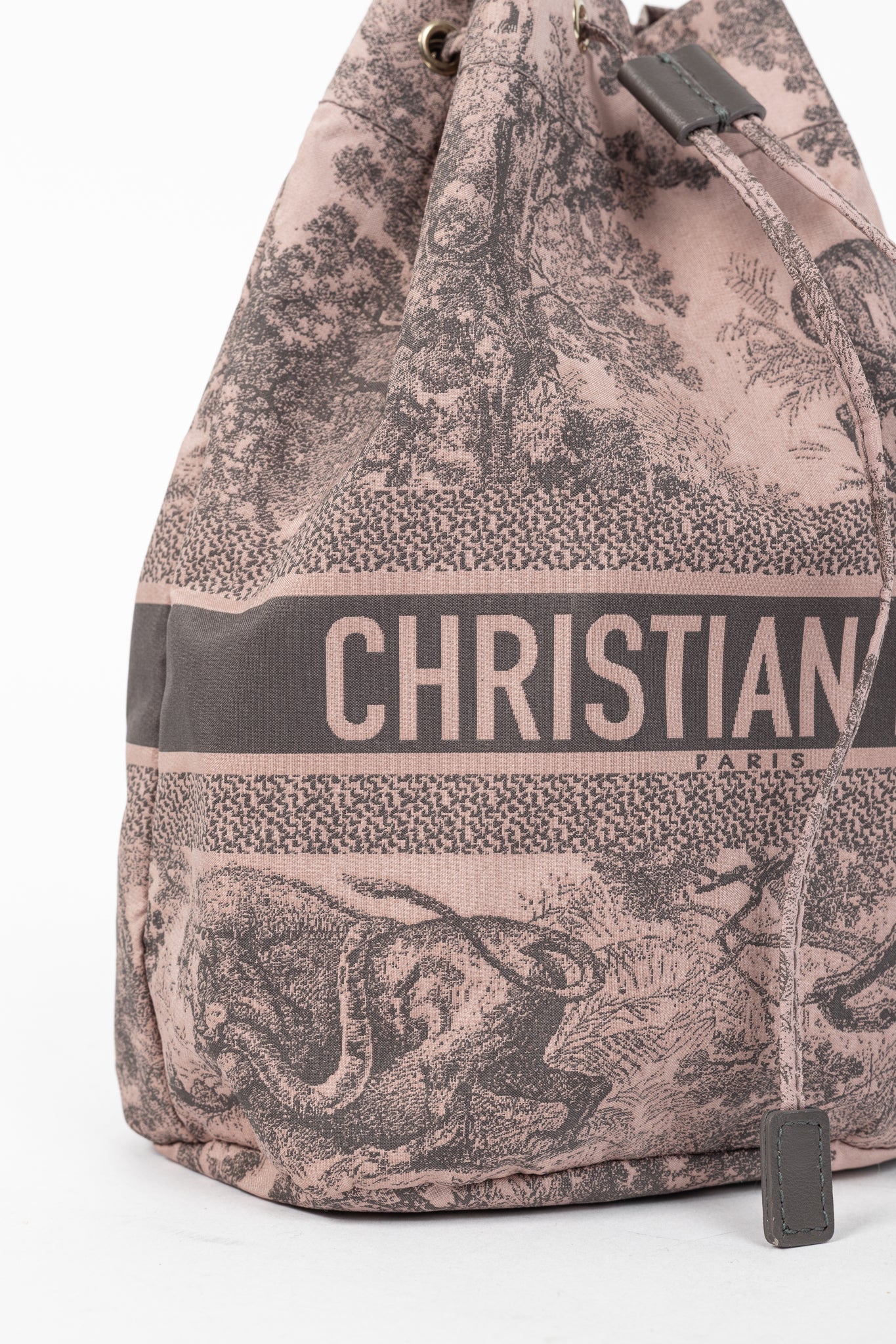 Christian Dior DiorTravel Rose Multi Toile de Jouy Technical Pouch