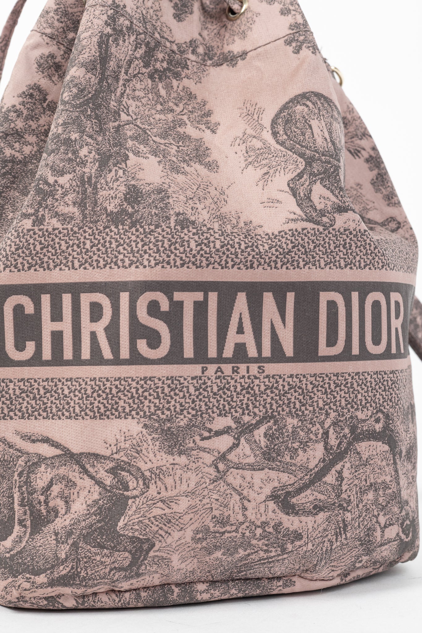 Christian Dior DiorTravel Rose Multi Toile de Jouy Technical Pouch