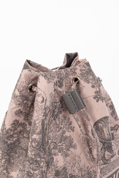 Christian Dior DiorTravel Rose Multi Toile de Jouy Technical Pouch