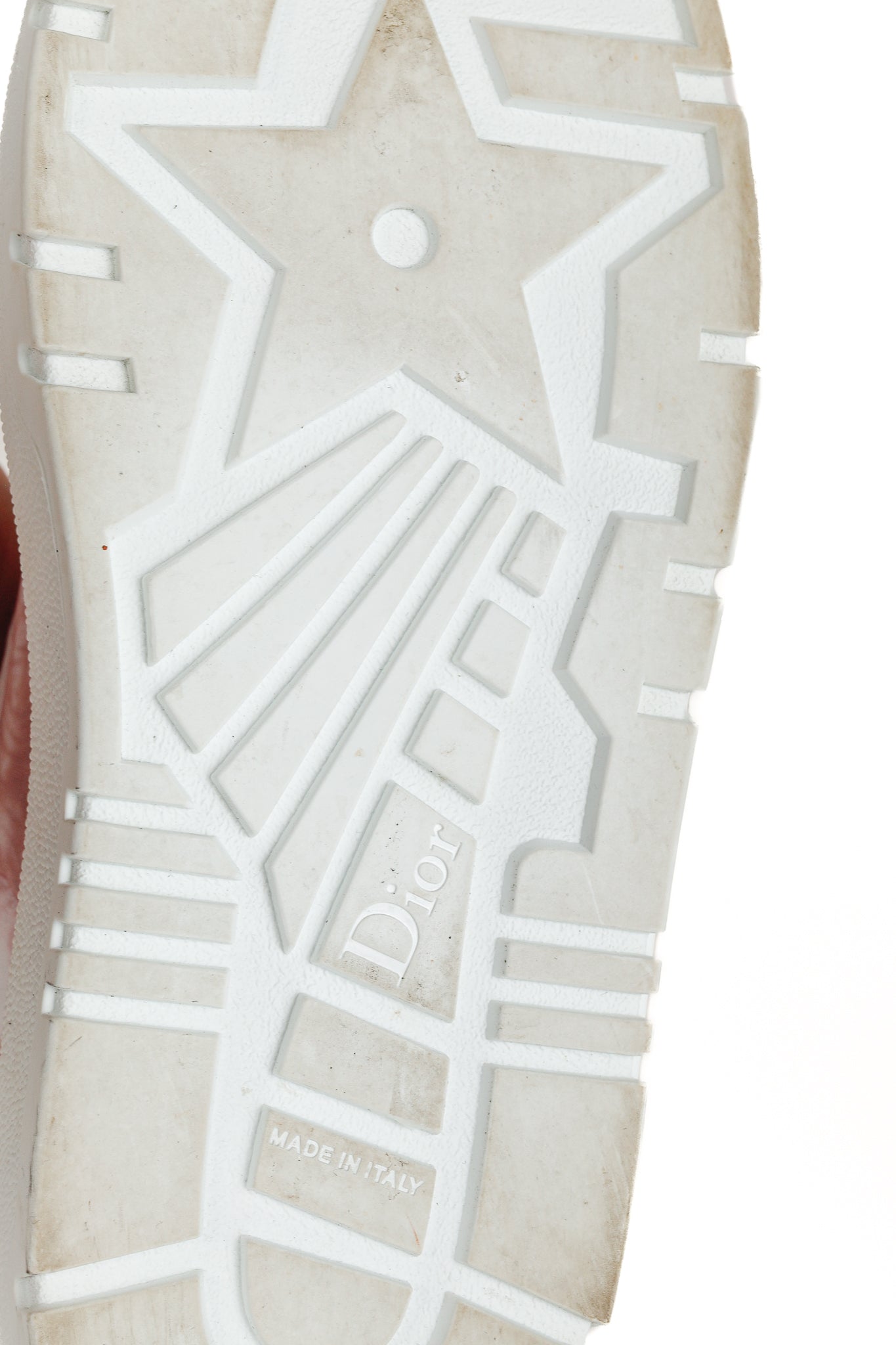Dior Addict Framboise Toile de Jouy Neoprene Low-Top Sneakers