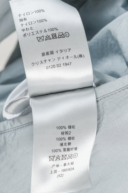 Dior Reversible Gray Oblique Nylon Bomber Jacket