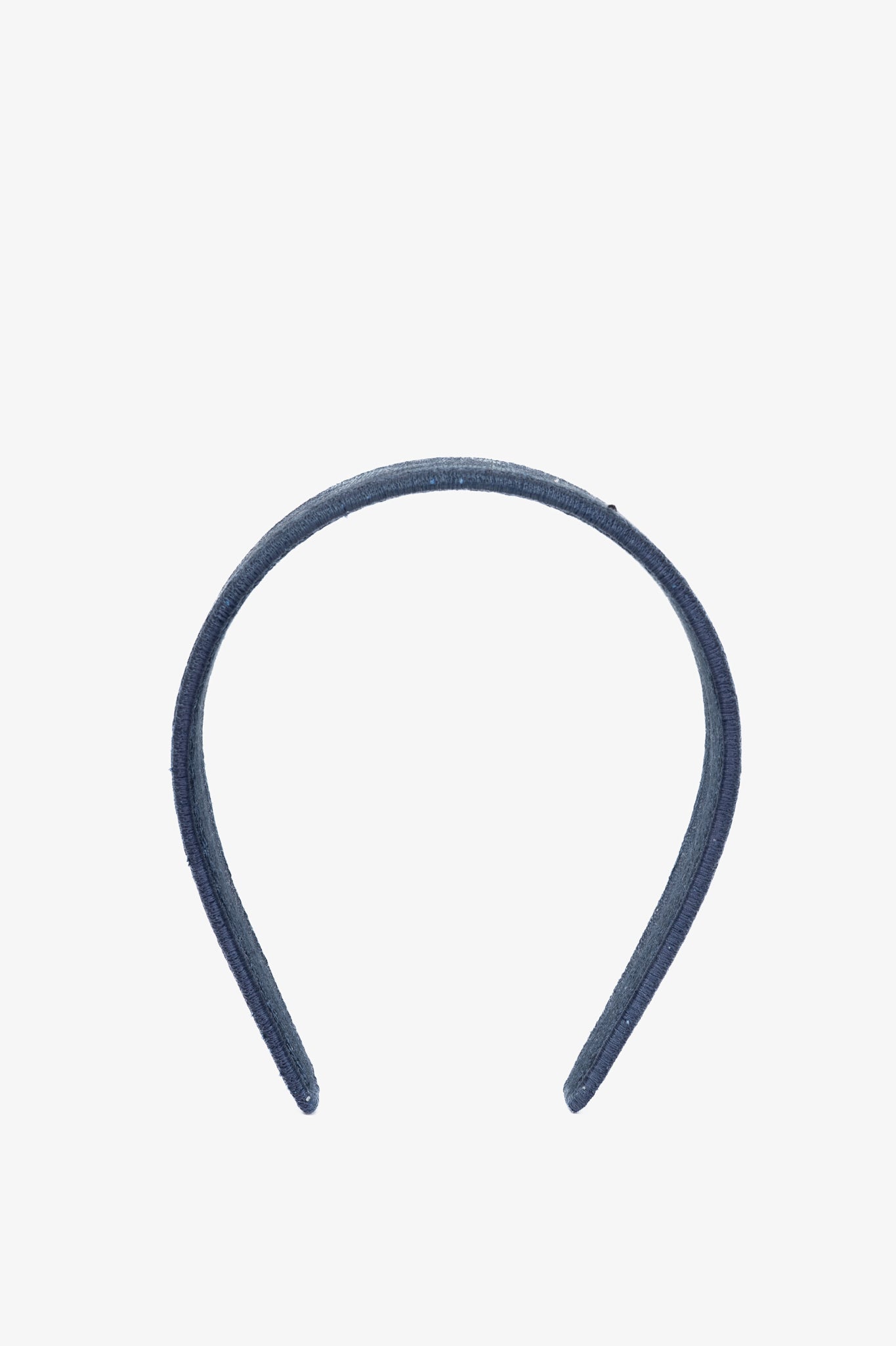 Christian Dior Blue Toile de Jouy Denim Headband