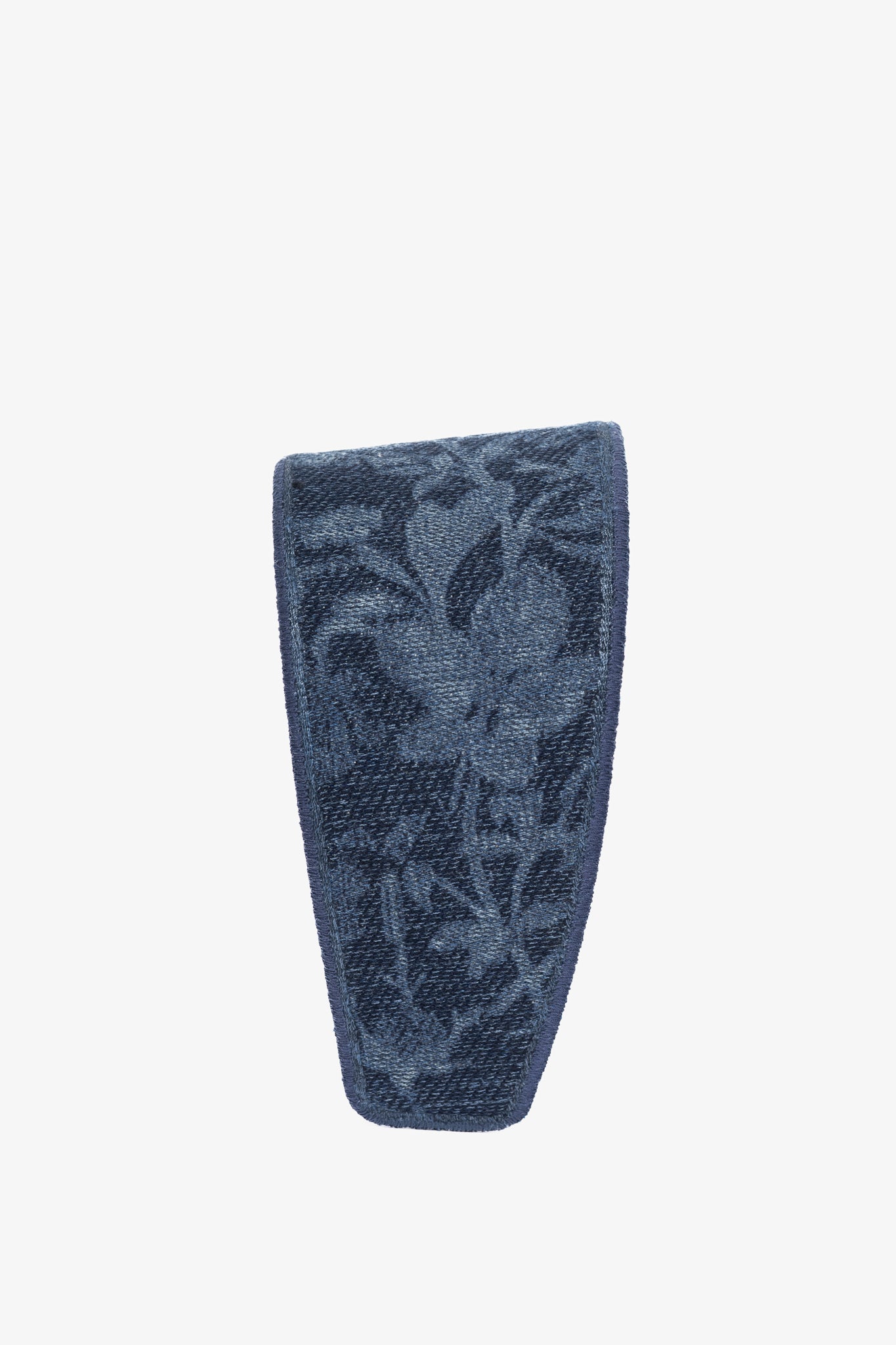 Christian Dior Blue Toile de Jouy Denim Headband