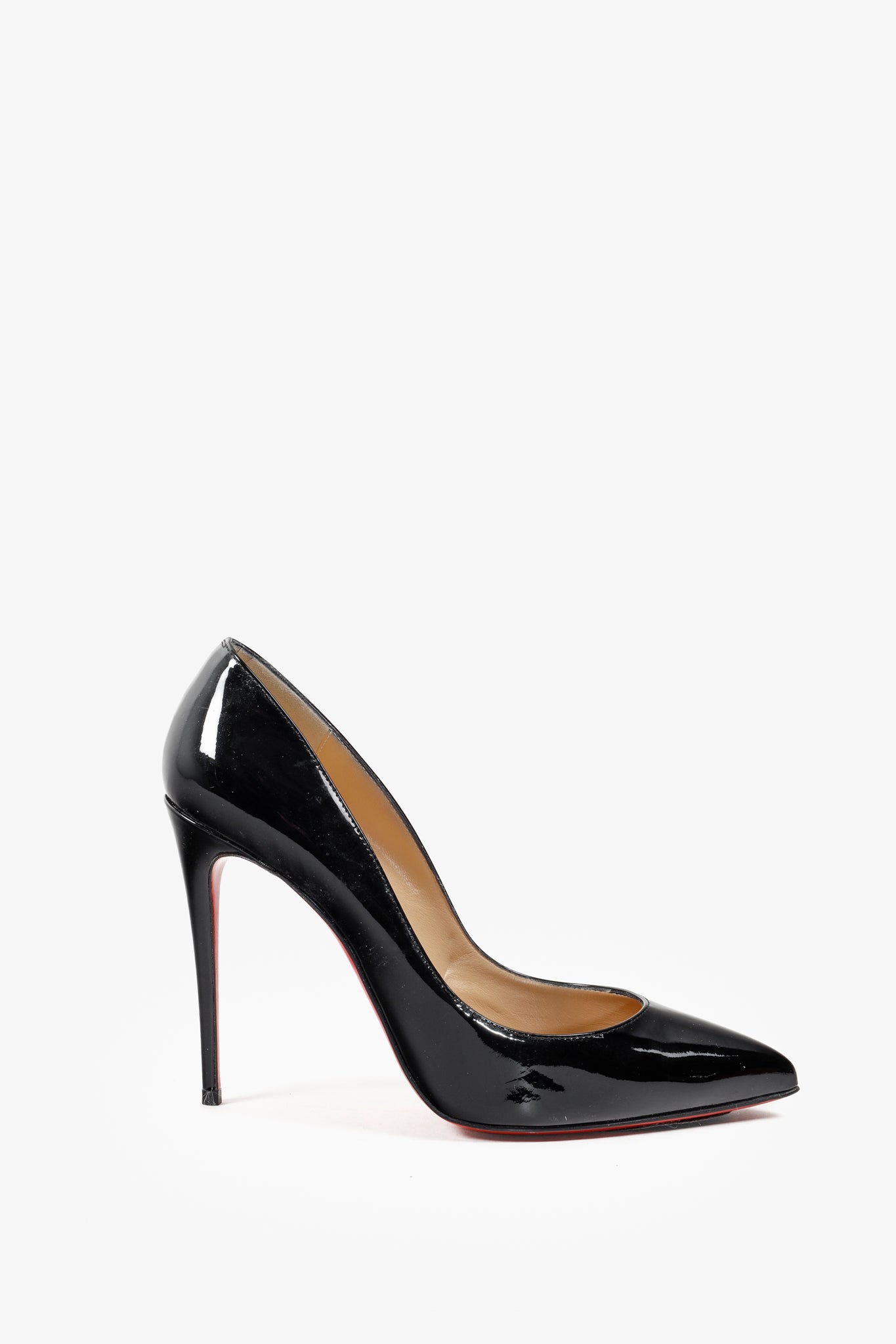 Christian Louboutin Black Patent Leather Pigalle Pumps