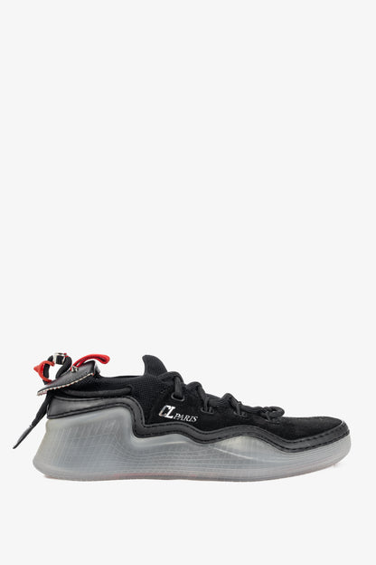 Christian Louboutin Arpoador Black Suede Low-Top Sneakers