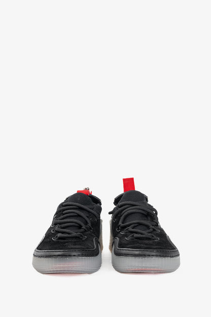 Christian Louboutin Arpoador Black Suede Low-Top Sneakers