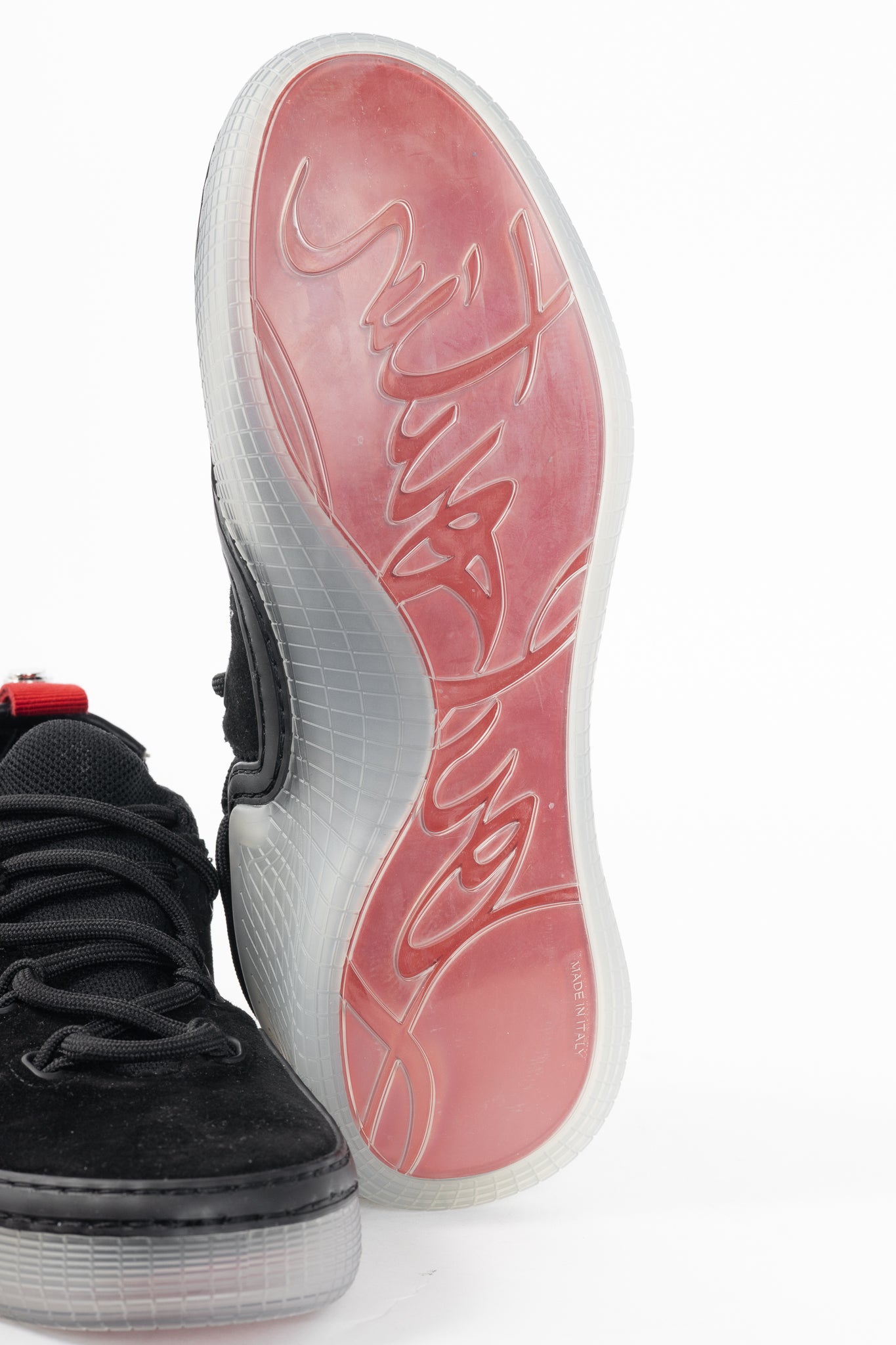 Christian Louboutin Arpoador Black Suede Low-Top Sneakers