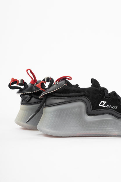 Christian Louboutin Arpoador Black Suede Low-Top Sneakers