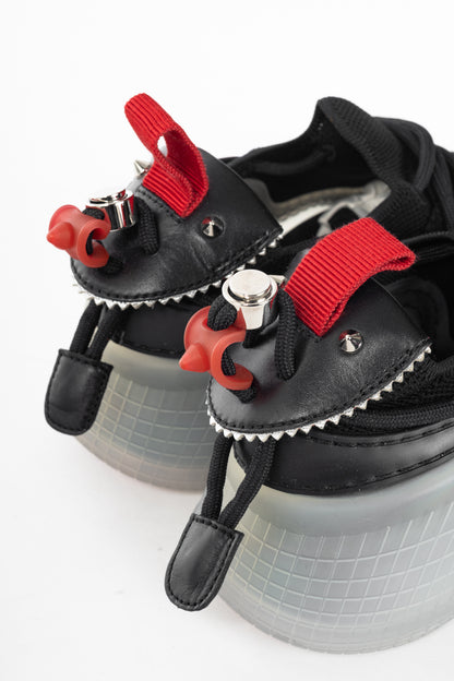 Christian Louboutin Arpoador Black Suede Low-Top Sneakers