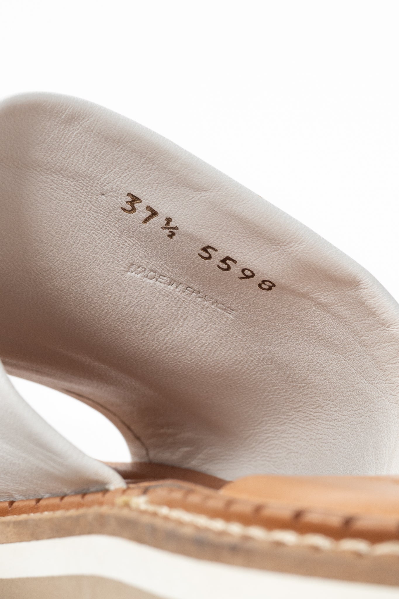Clergerie Fast White Leather Slide Platform Mule Sandals